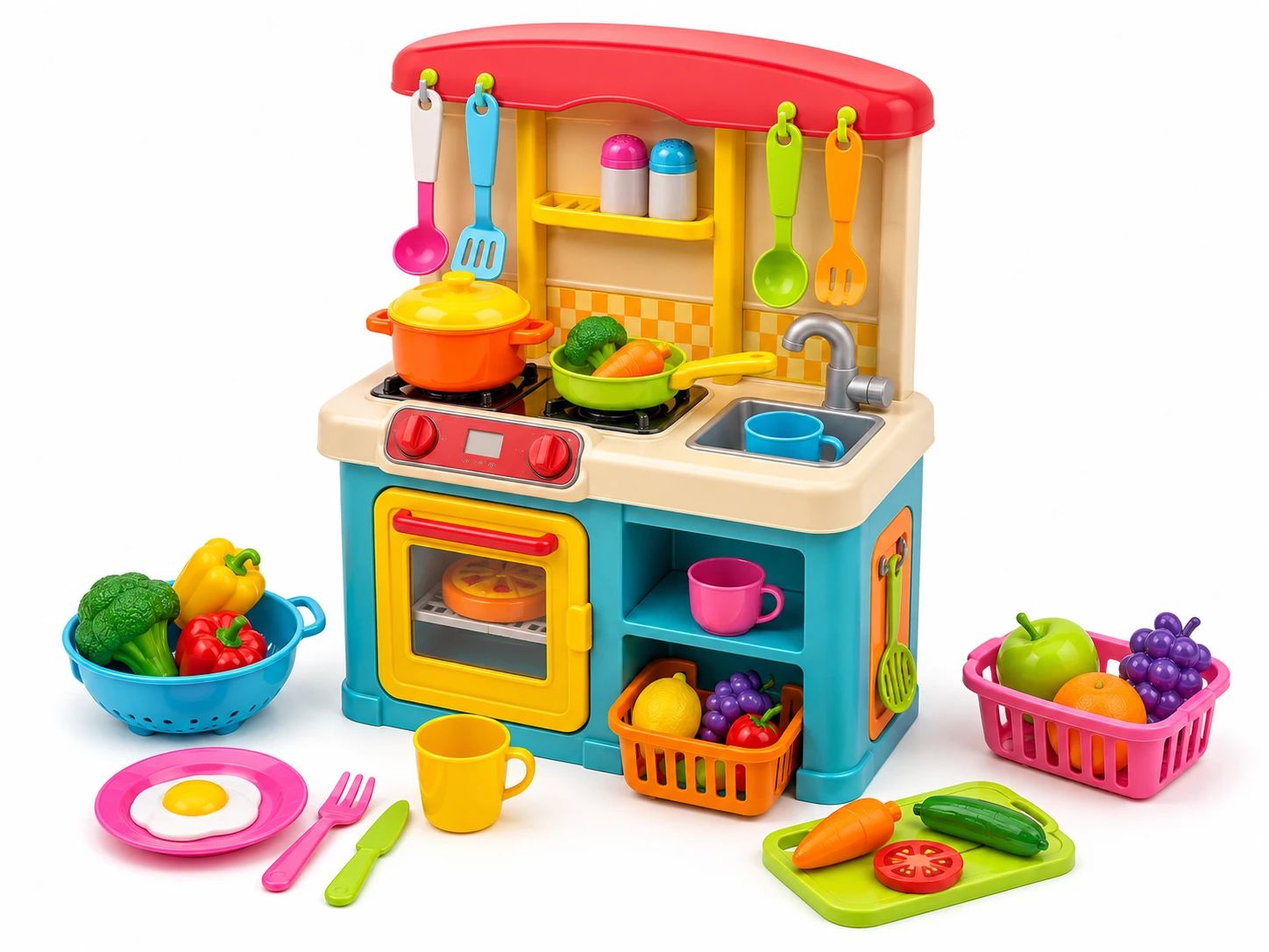 Pretend Play Kitchen Set